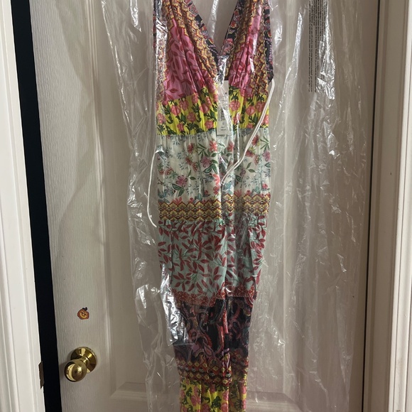 Alice & Olivia Patchwork Maxi Gown size 12 - Picture 2 of 3